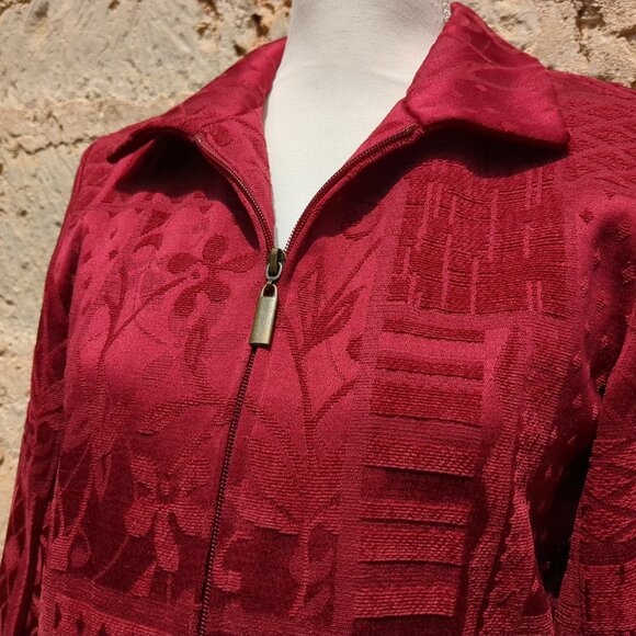Red Renaissance Jacket with Zipper PS - Picture 7 of 10